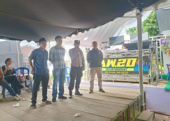 Polsek Belitang III berikan himbauan kamtibmas kepada sohibul hajat