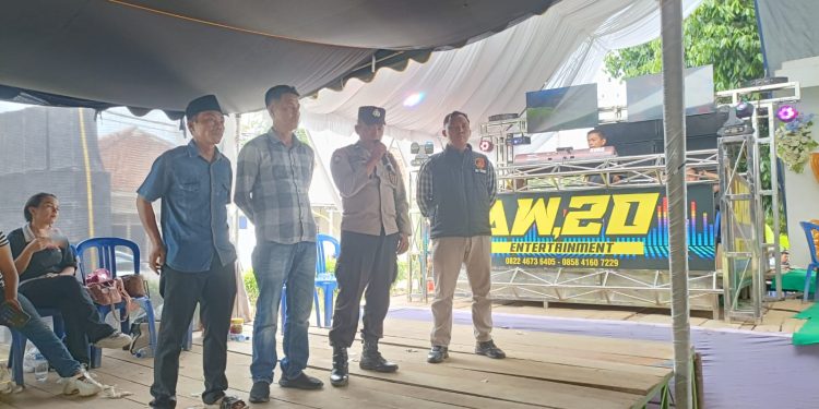 Polsek Belitang III berikan himbauan kamtibmas kepada sohibul hajat