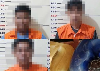 Polsek Kalianda Tangkap Tiga Pelaku Kasus Penggelapan Solar di Tambak Udang