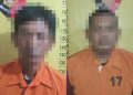 Polsek Palas Tangkap Dua Pelaku Pencurian saat Gelar Patroli Rutin, dan di Temukan Kunci Leter T dan Sajam