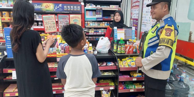 Anggota Polsek Belitang III lakukan Patroli Objek Vital