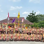 Polsek Belga Gelar Upacara Pembukaan Anggota Saka Bhayangkara ke 16